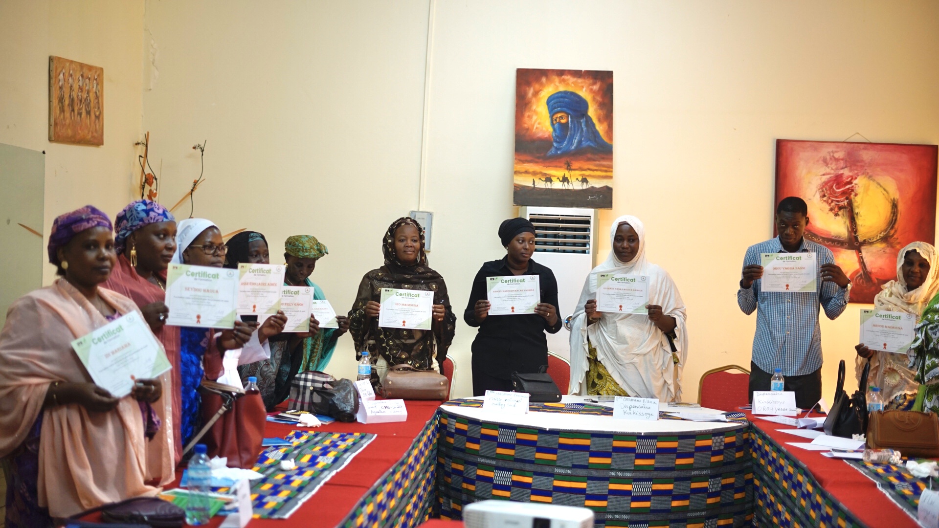 Renforcement des capacités, vaccination COVID-19 (Niger, 2022)